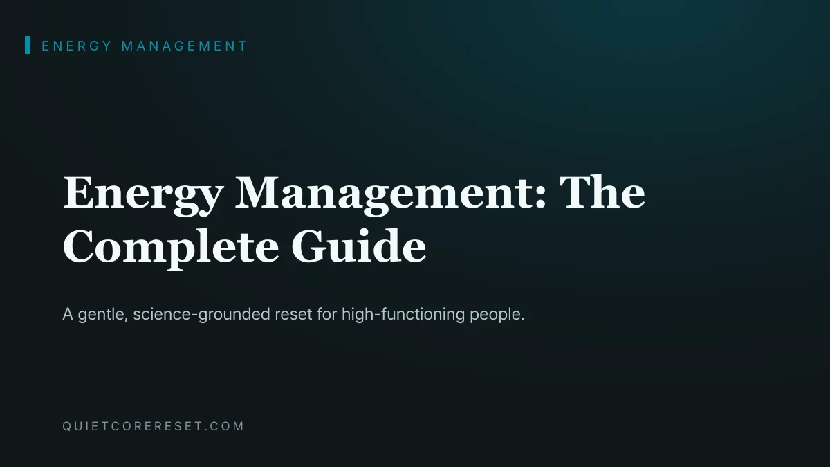 Energy Management: The Complete Guide