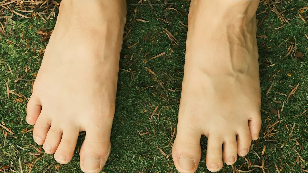 Bare feet standing on soft moss and grass, grounded and unhurried - a Quiet Core Reset guide to Nervous System Regulation Explained Simply.